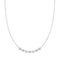 Silver Pavé Multi Beaded Chain Necklace